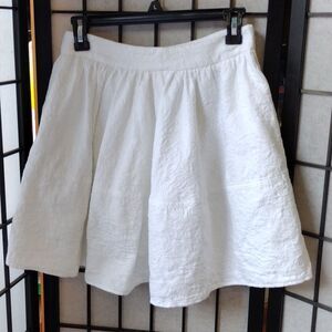 Express High Waisted White/Cream Skirt Size 4!